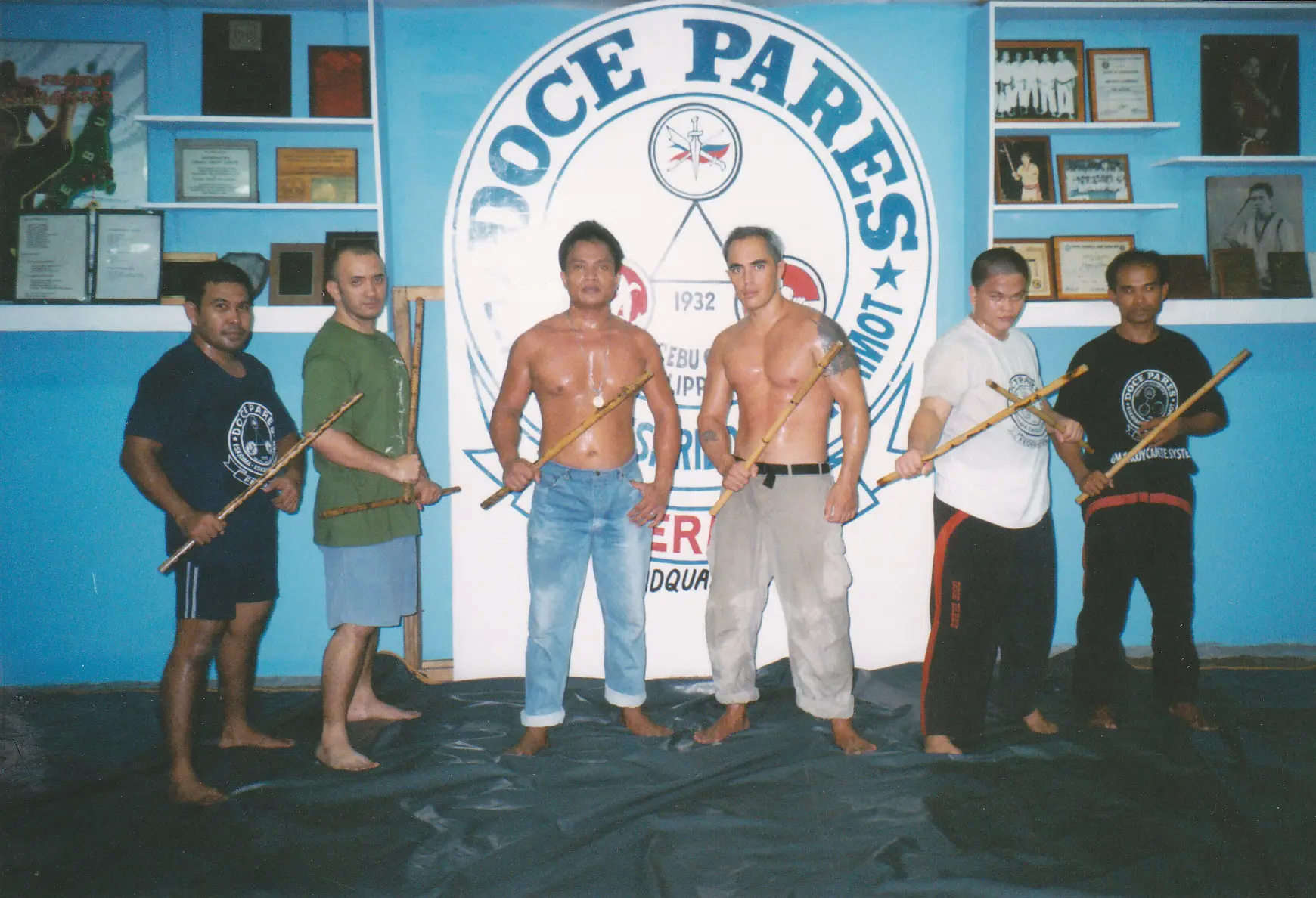 Doce Pares Eskrima headquarters training session founded 1932 Cebu Philippines